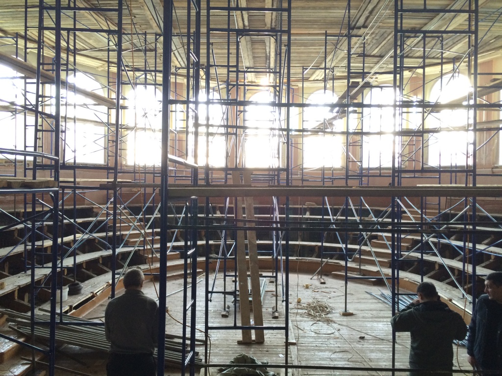 реставрация здания круглого зала СГАСУ